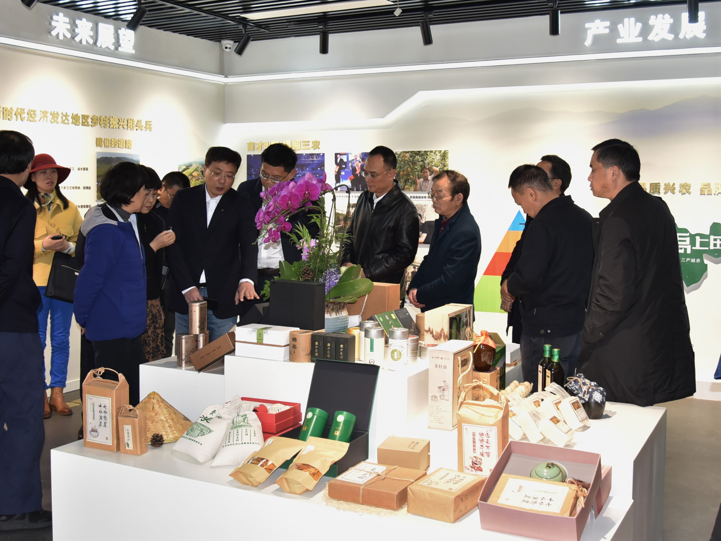 四川省政协副主席祝春秀一行考察华亿(中国)一站式服务平台茶博园
