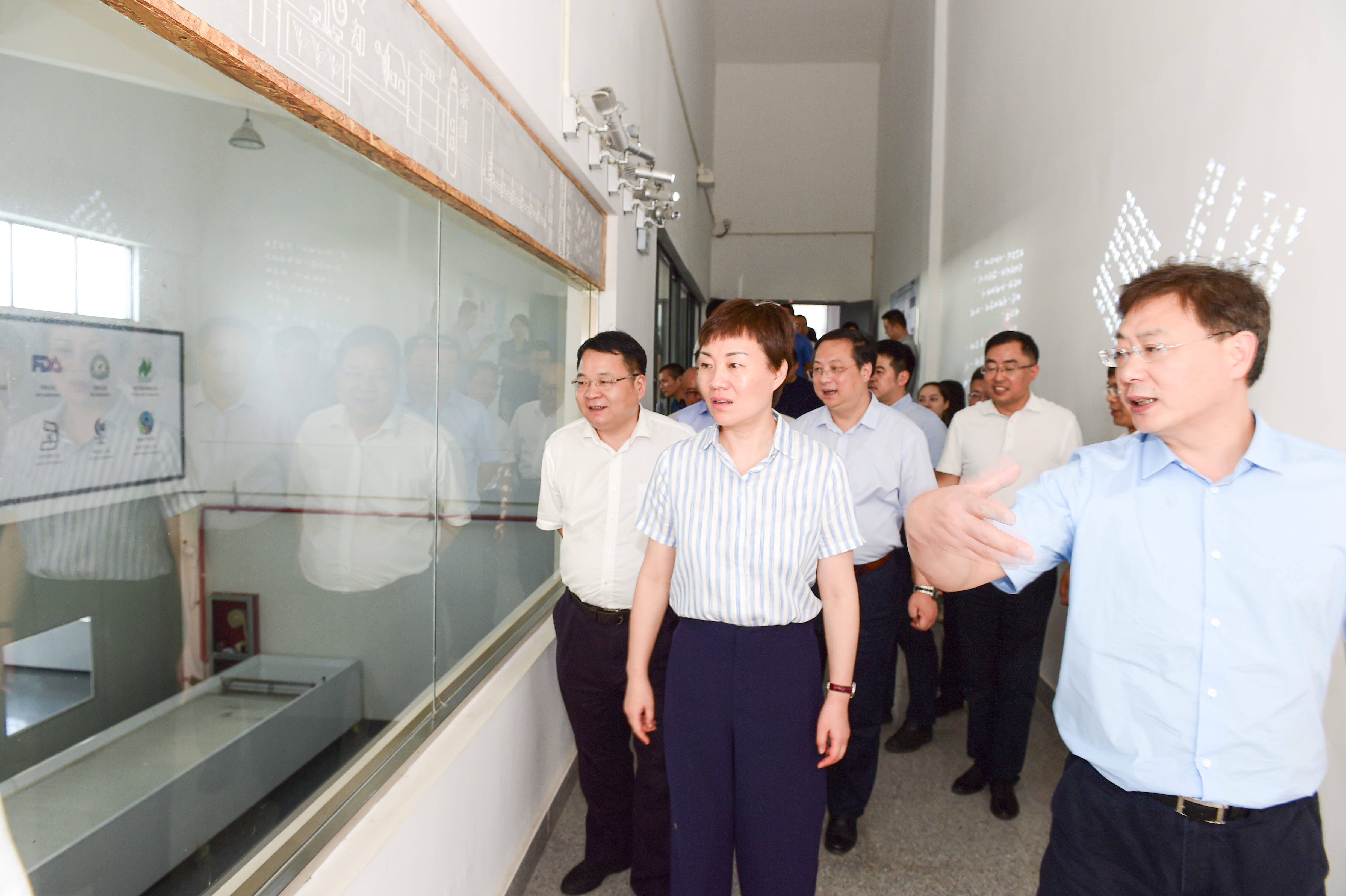 杭州市委副书记佟桂莉考察华亿(中国)一站式服务平台特种茶中心