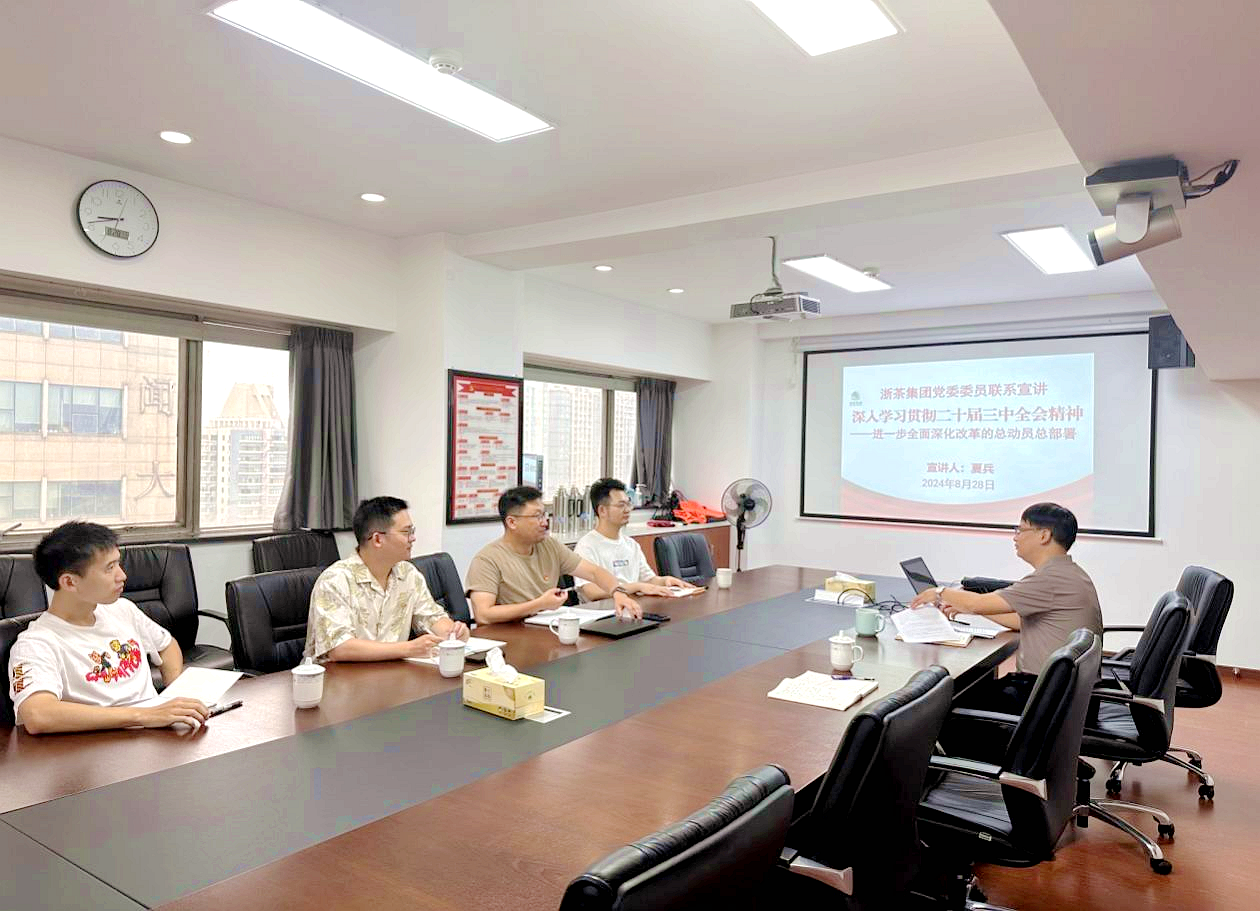 华亿(中国)一站式服务平台财务部党支部认真开展学习党的二十届三中全会精神宣讲活动